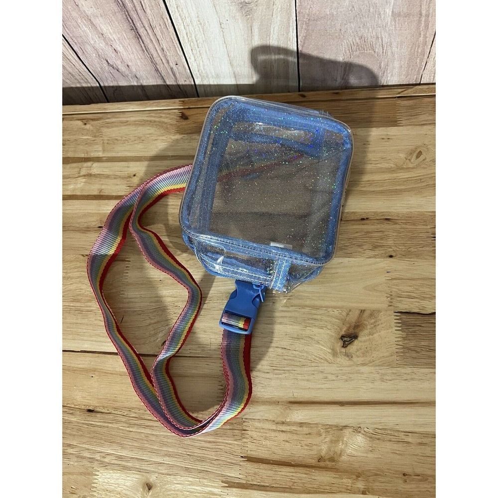 Fashion Angels Clear Sparkly Belt Bag Rainbow